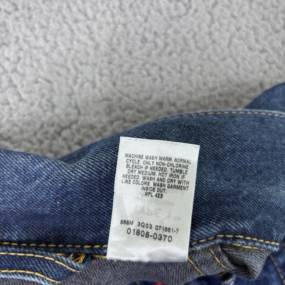 Levis Type 1 Iconic Denim Jacket Toddler 6 Blue Trucker Button Front Coat